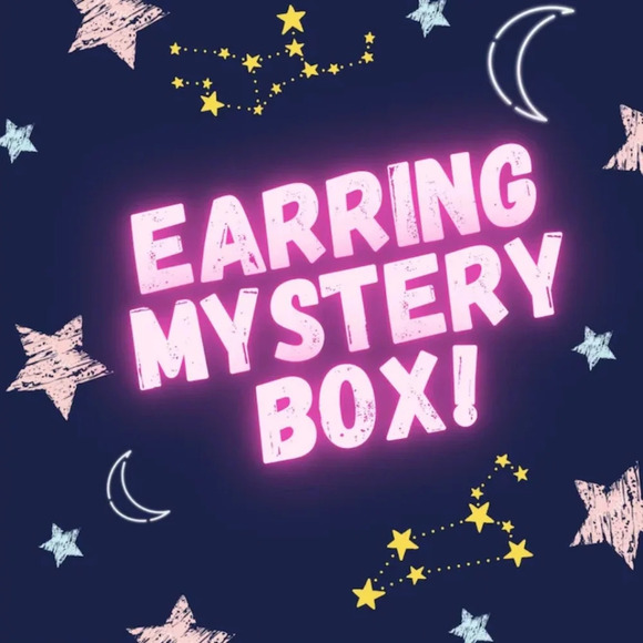 5+ Earrings Mystery Box and a Free Shipping - Picture 1 of 1
